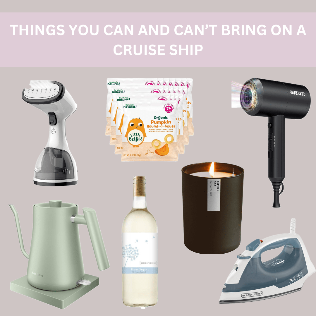 Things You Can And Can't Bring On A Cruise Ship You Might Not Know ...